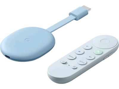 Google Chromecast 4 s Google TV, Sky blue
