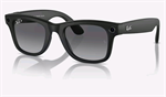 Meta Ray-Ban Gen1 Wayfarer, Matte Black, Polarized Gradient Graphite