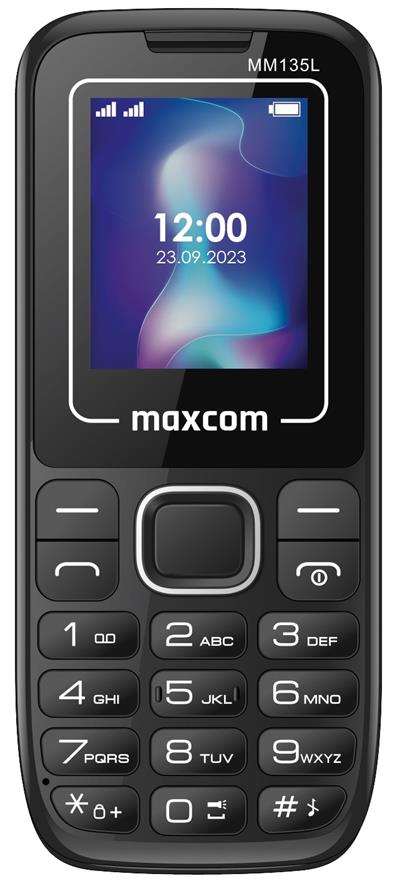 Mobilní telefon MAXCOM Classic MM135L, CZ lokalizace
