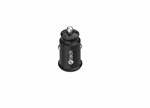 Nabíječka USB do auta C-TECH UCC-03, 2x USB, 2,4A, černá