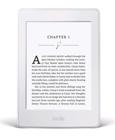 BAZAR E-book AMAZON KINDLE PAPERWHITE 3 2015 WHITE, 6" 4GB E-ink displej, WIFi, SPONZOROVANÁ VERZE