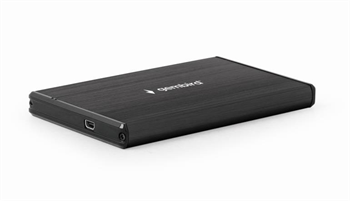Externí kryt Gembird pro 2,5" externí disky, USB 3.0. broušený hliník, černá