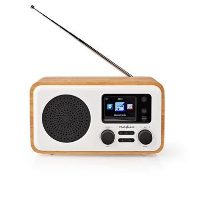 Internetové rádio NEDIS RDIN2000WT, Wi-fi, Bluetooth,DAB+, FM, 7W