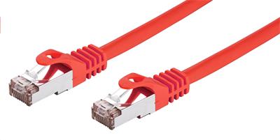 Patchcord Cat6, FTP, červený, 2m