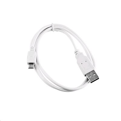 Kabel USB 2.0 AM/Micro, 1m, bílý