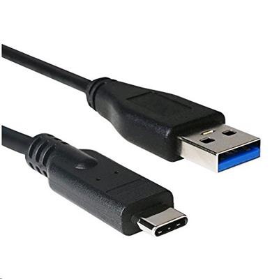 Kabel USB 3.0 AM na Type-C kabel (AM/CM), 2m, čern