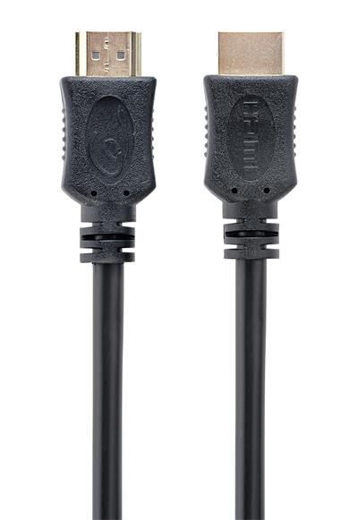 Kabel CABLEXPERT HDMI-HDMI 3m, 1.4, M/M stíněný, zlacené kontakty, CCS, ethernet, černý