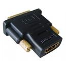 Kabel CABLEXPERT red. HDMI na DVI, F/M, zlacené kontakty, černá