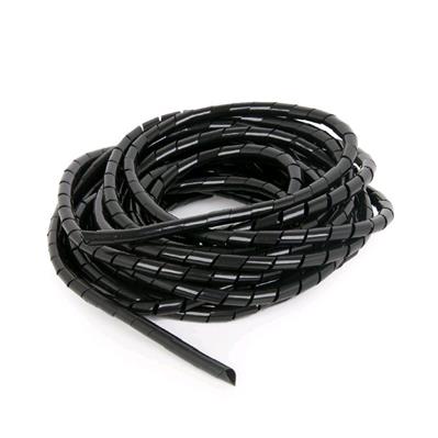 Kabel Cablexpert stahovací spirála na kabely, 12mm, 10 m, černá