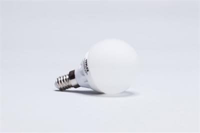 LED žárovka TESLUX, patice E14, miňonka, 4W, teplá bílá