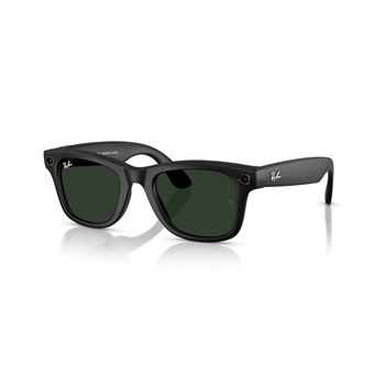 Meta Ray-Ban Gen1 Wayfarer - Matte Black/Clear to Graphite Green Transitions (Large)