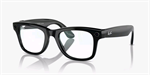 Meta Ray-Ban Gen1 Wayfarer, Shiny Black, Clear
