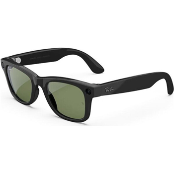 Meta Ray-Ban Gen2 Wayfarer, Black, G15 Green