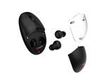 Myš s TWS sluchátky C-TECH WLM-21 Dual mode, bezdrátová, BT5.0 + 2,4GHz, 1600DPI, 3 tlačítka, USB nano receiver, černá