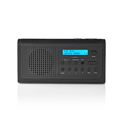 Rádio NEDIS RDDB1500BK, DAB+, FM