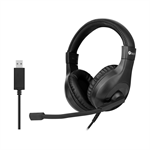 Sluchátka k PC C-TECH MHS-05, USB černá