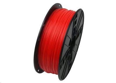 Tisková struna (filament) GEMBIRD, PLA, 1,75mm, 1kg, fluorescentní, červená