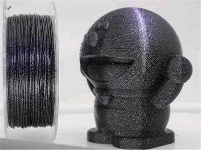 Tisková struna (filament) GEMBIRD, PLA, 1,75mm, 1kg, "three galaxy" černá