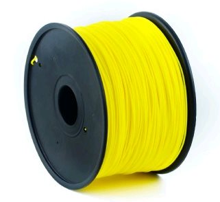 Tisková struna (filament) GEMBIRD, PLA, 1,75mm, 1kg, žlutá